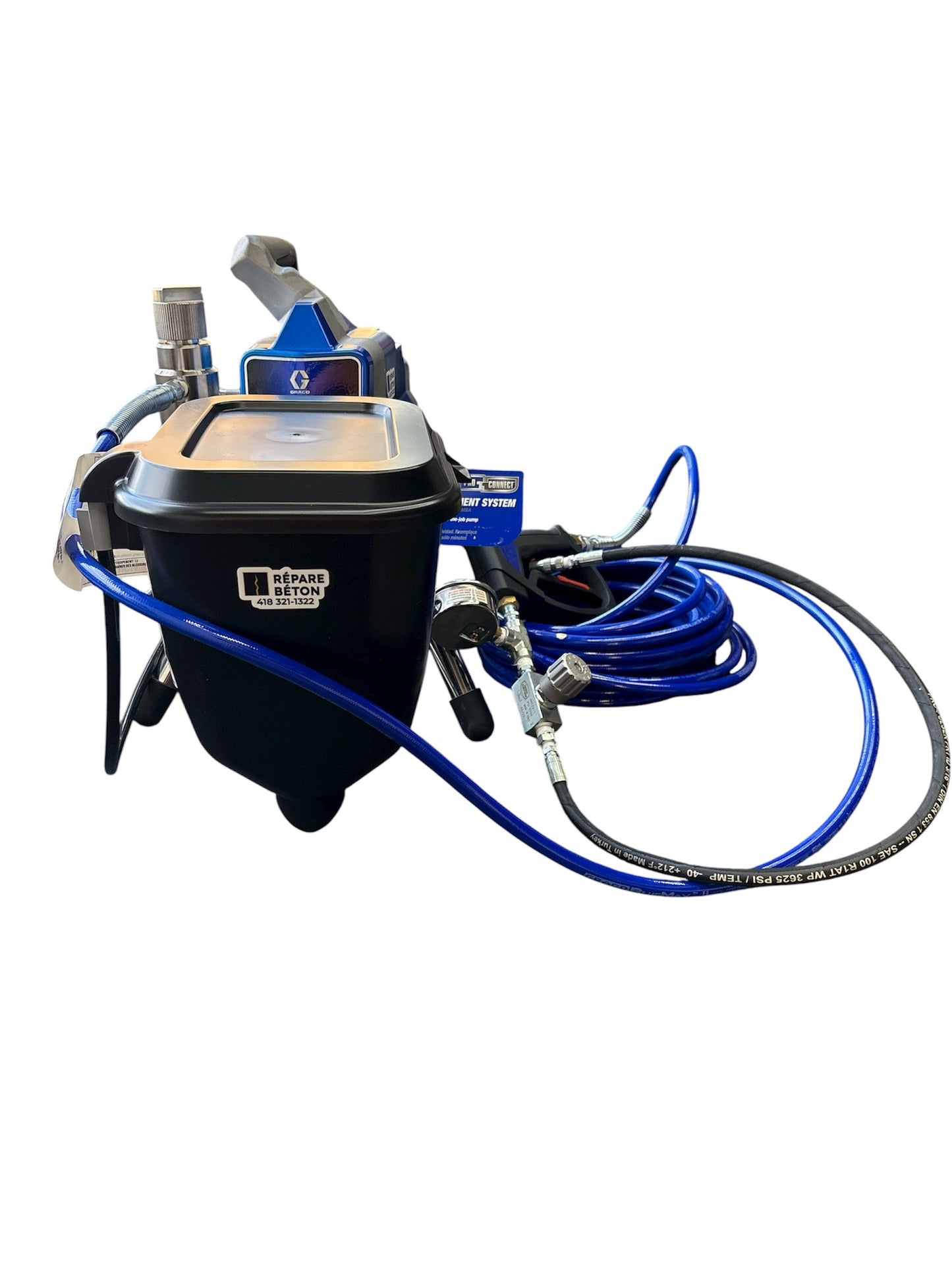 Pompe Graco pour injection haute pression de polyuréthane flexible